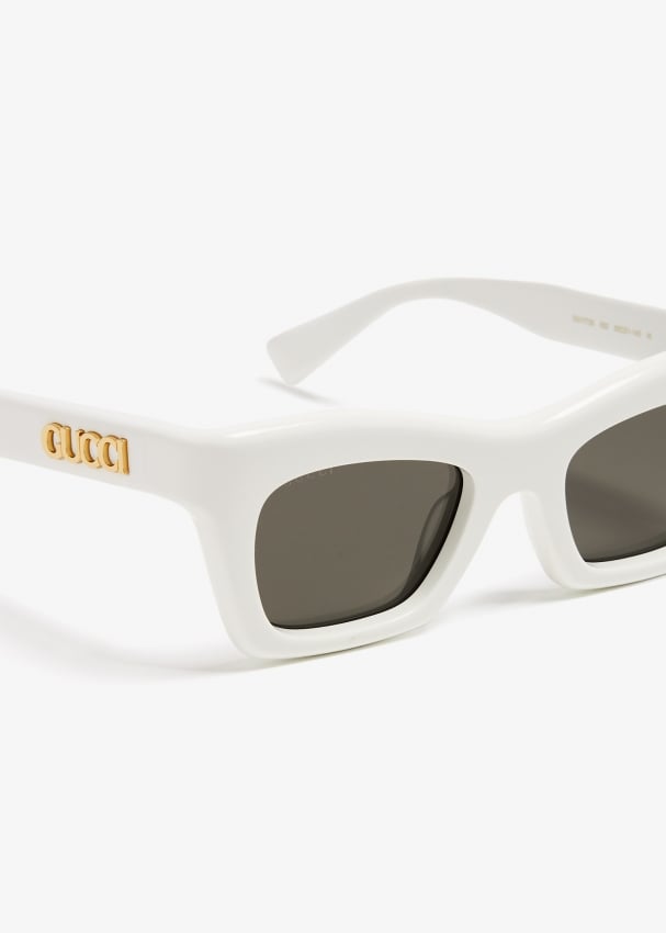 Gucci sunglasses white arms best sale