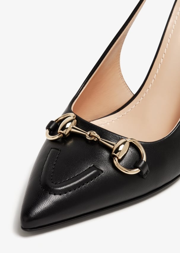 Gucci Horsebit slingback pumps for Women Black in UAE Level Shoes