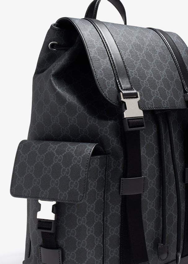 Gucci supreme backpack black hotsell