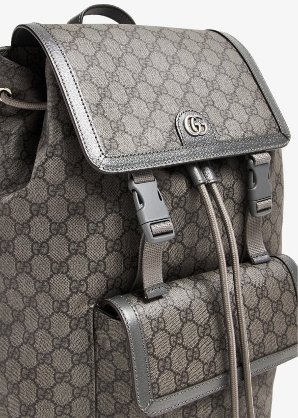 Gray gucci backpack hotsell