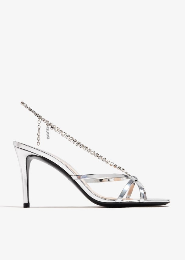 Gucci clear heels hotsell