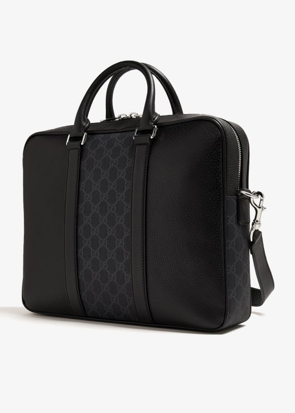 Gucci GG Supreme briefcase for Men - Black in UAE | Level Shoes