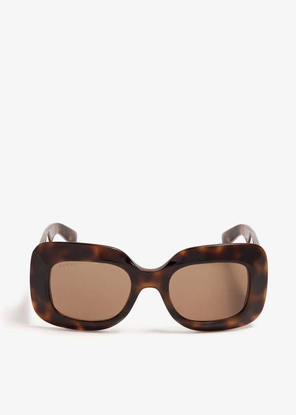 Gucci Square frame sunglasses for Women Brown in UAE Level Shoes