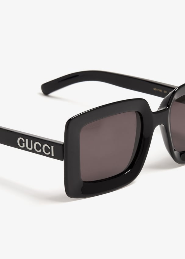 Gucci Square frame sunglasses for Women Black in KSA Level Shoes