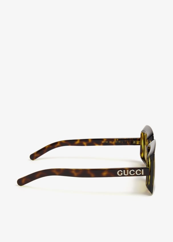 Gucci Square frame sunglasses for Women Brown in UAE Level Shoes