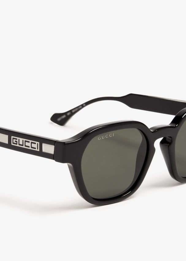 Gucci sunglasses round best sale