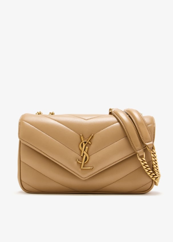 Saint Laurent Small Loulou chain bag for Women Beige in KSA Level Shoes