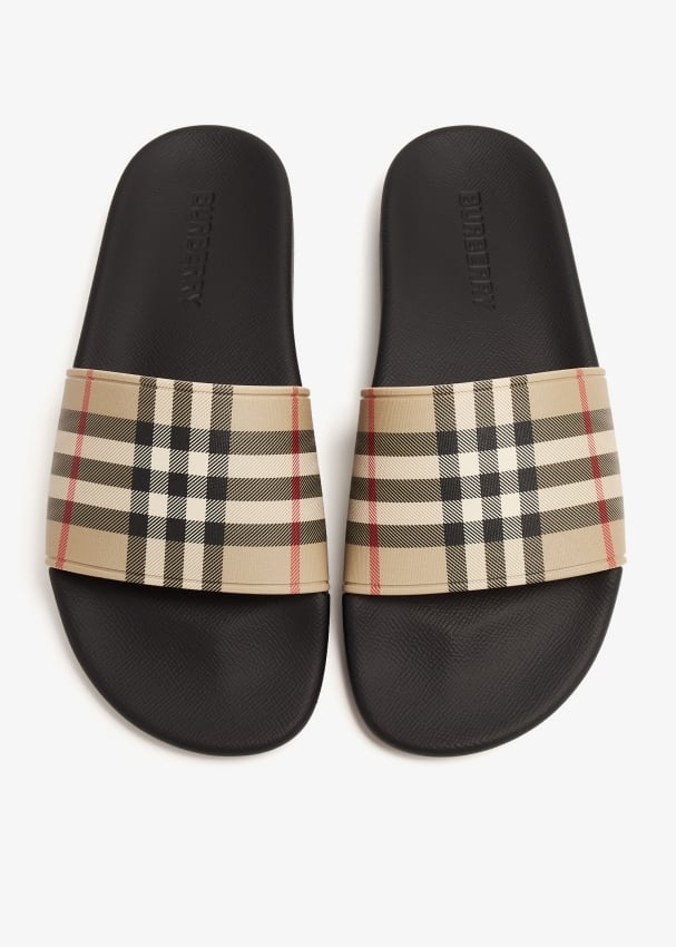 Burberry slides mens best sale