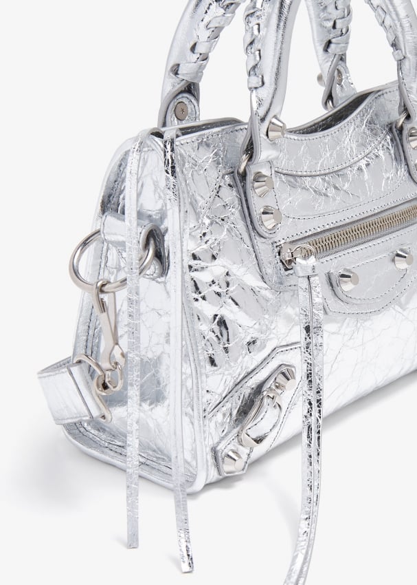 Balenciaga Le City mini bag for Women Silver in KSA Level Shoes