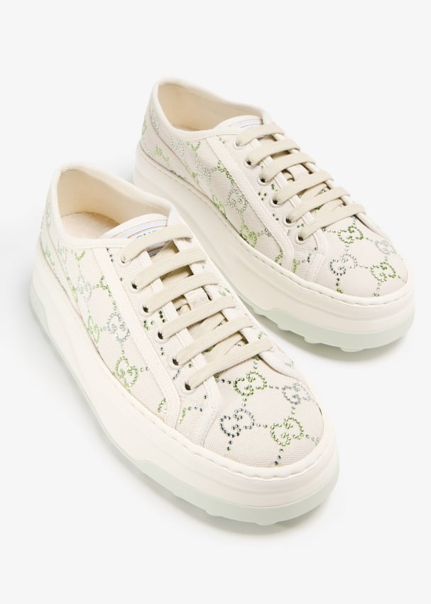 Gucci platform sneakers womens best sale