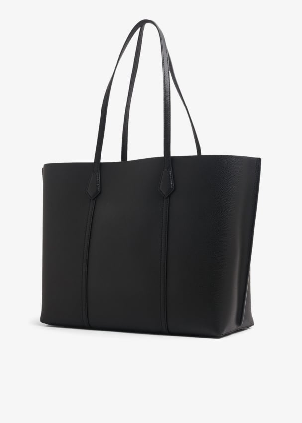 Tory Burch Perry Triple-compartment Tote Bag In Black