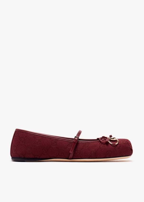 Horsebit ballet flat