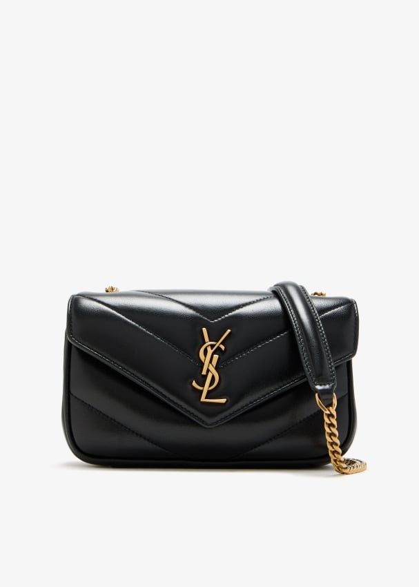 Saint Laurent Mini Loulou chain bag for Women Black in KSA Level Shoes