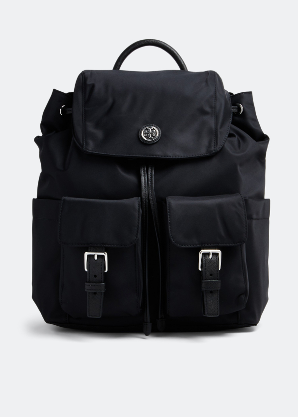 Tory Burch Virginia flap backpack for Women - Black in UAE | Level Shoes