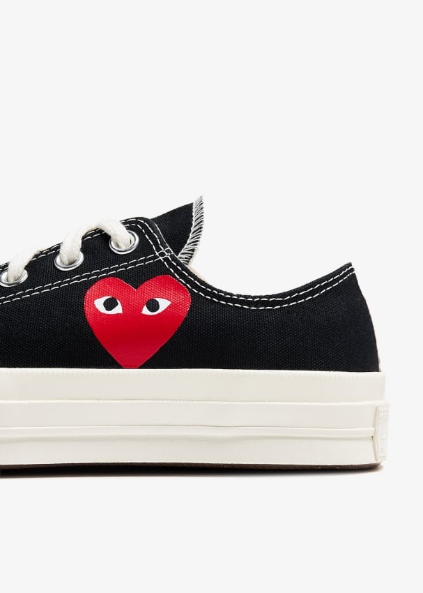 Comme des Garcons PLAY x Converse sneakers for ADULT UNISEX Men Women Black in UAE Level Shoes