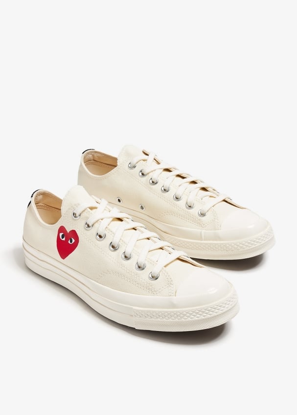 Comme des garcons converse men's low best sale