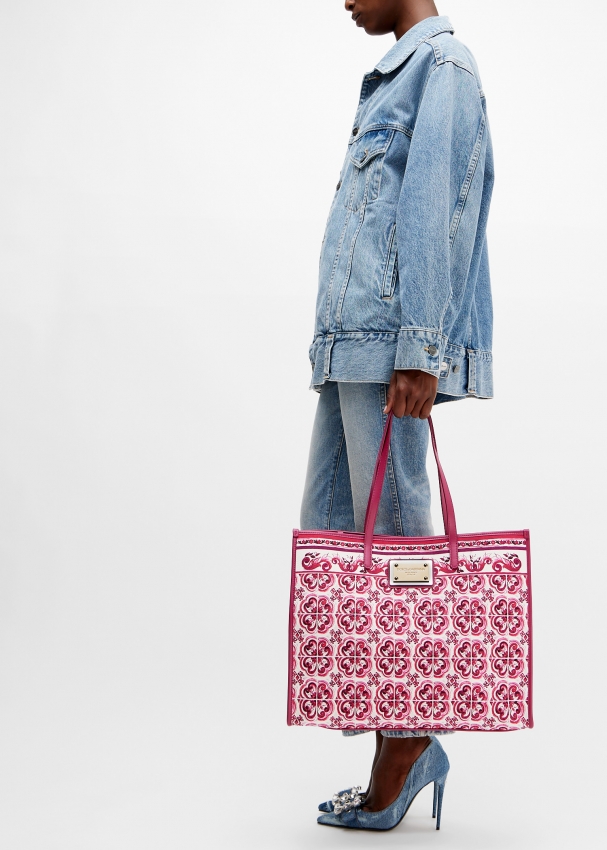 Dolce&Gabbana Large shopper tote bag for Women - Prints in UAE | Level ...