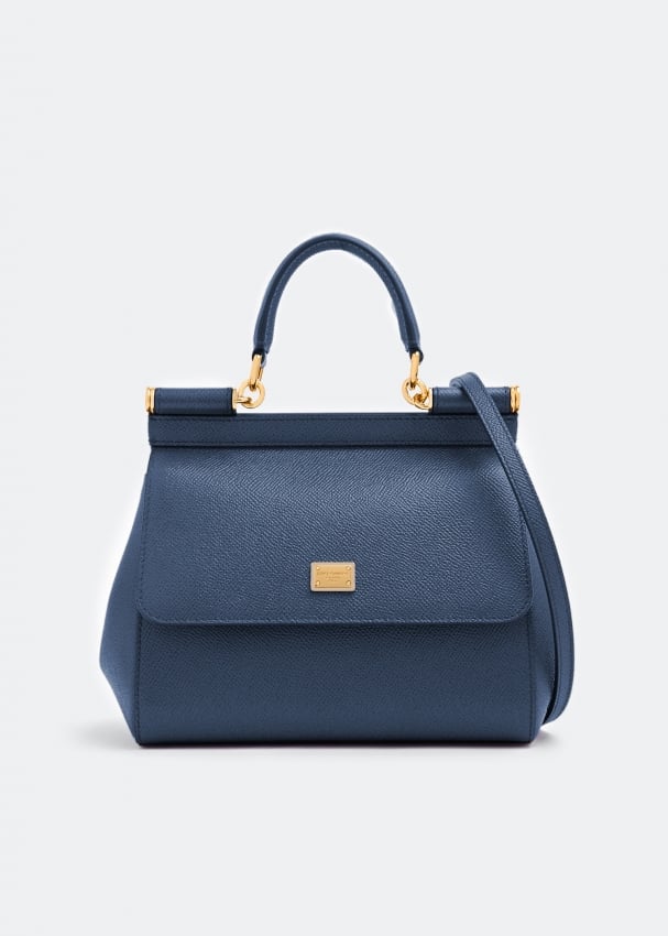 Dolce&Gabbana Sicily top handle bag for Women - Blue in UAE | Level Shoes