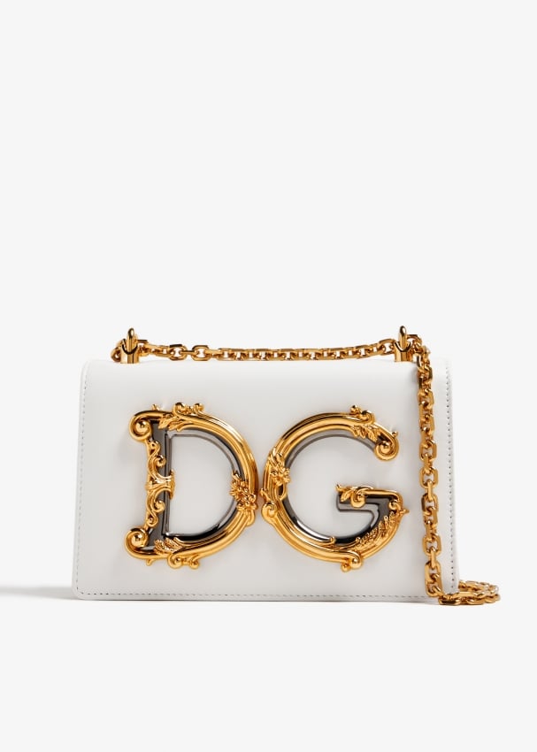 Dolce&Gabbana Medium DG Girls shoulder bag for Women - White in UAE ...