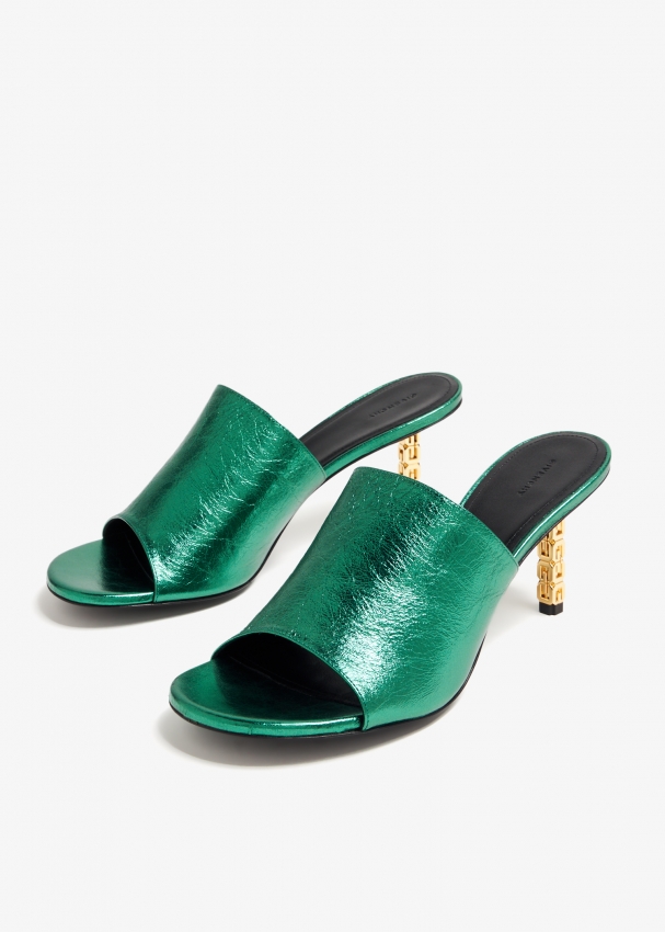 Givenchy G Cube mules for Women - Green in UAE | Level Shoes