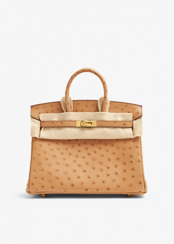Hermès Pre-Loved Birkin 25 bag for Women - Beige in UAE