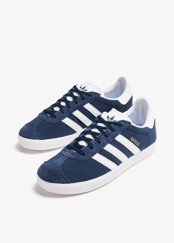 Adidas blue suede shoes hotsell