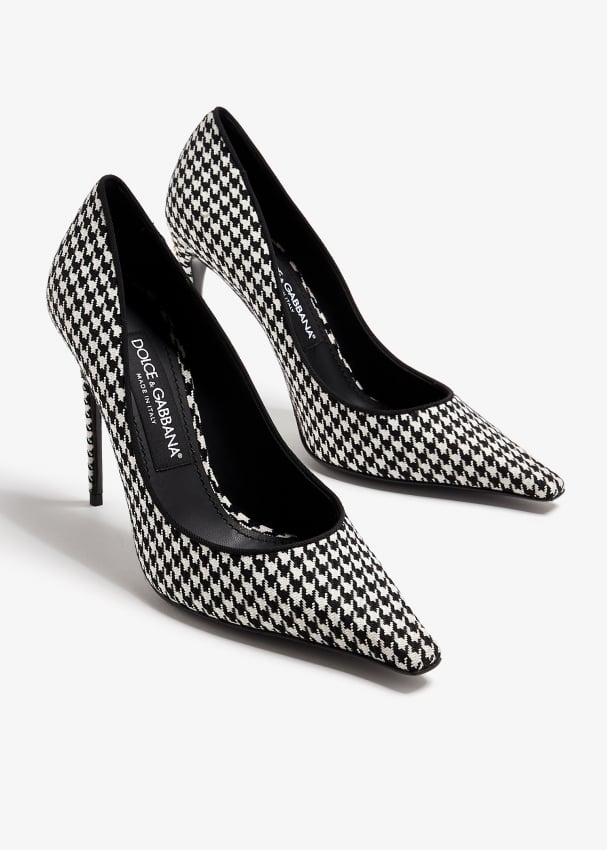 Houndstooth pumps heels hotsell