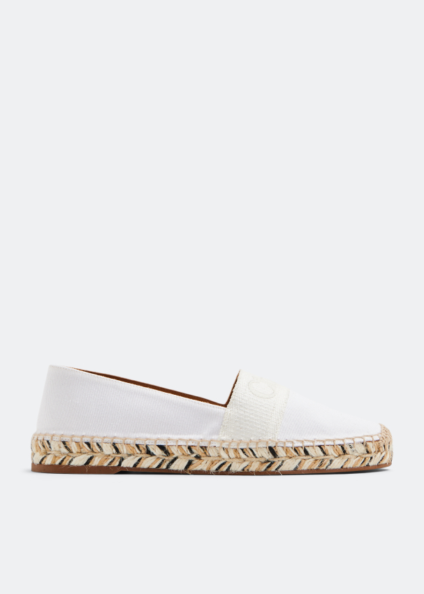 Chloé Piia flat espadrilles for Women - White in UAE | Level Shoes