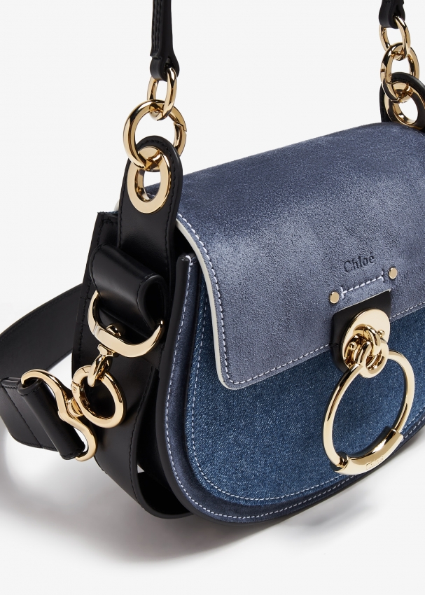 Chloe Tess small shoulder bag for Women Blue in UAE Level Shoes