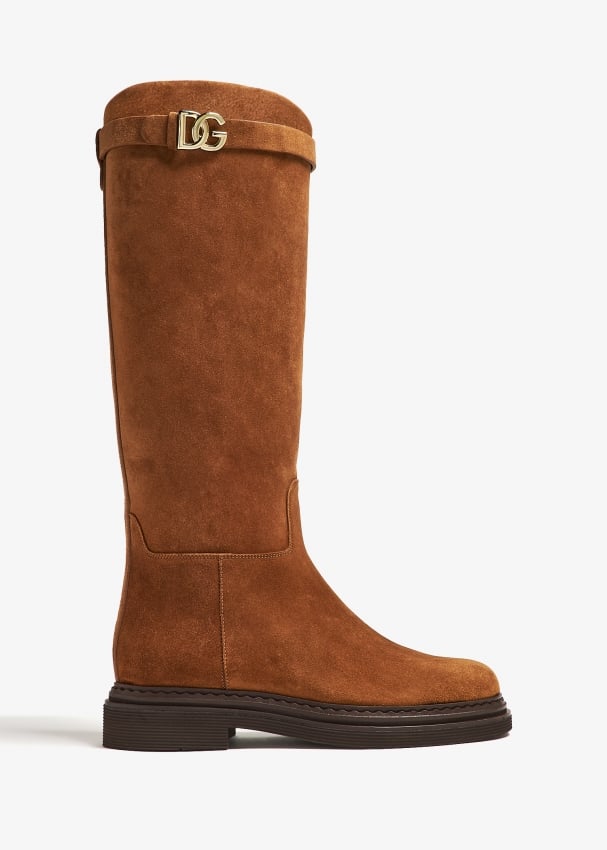 Brown tory burch boots hotsell