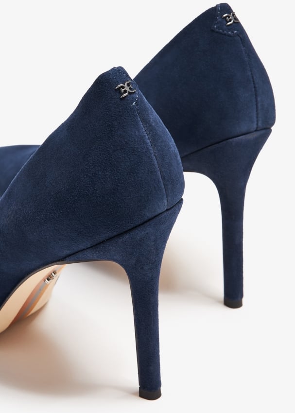 Sam edelman blue suede heels online