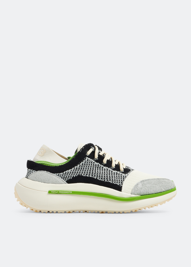 Adidas Y-3 Qisan Knit sneakers for Men - White in KSA | Level Shoes