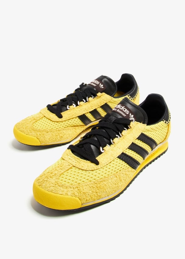 Mens adidas shoes black yellow hotsell