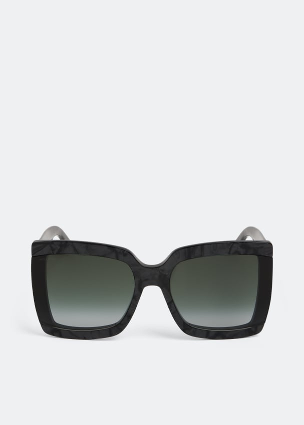 Jimmy Choo Eyewear Renee square-frame Sunglasses - Black