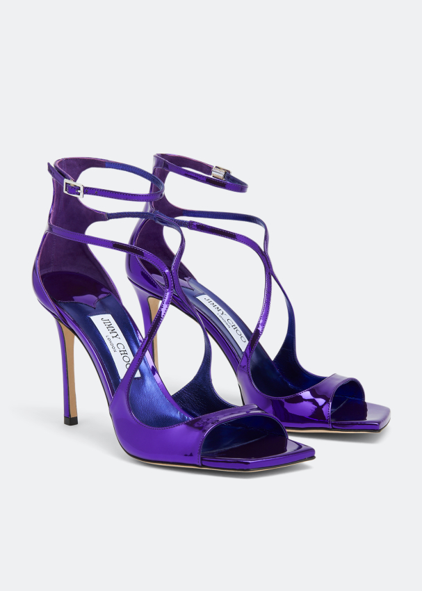 GenesinlifeShops Ghana - Purple 'Ixia' stiletto pumps in velour Jimmy Choo  - aldo loreg heeled sandals ladies
