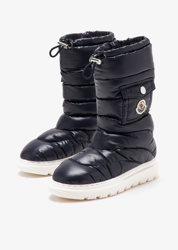 Moncler Petit Gaia pocket snow boots for Kids Unisex Black in KSA Level Shoes