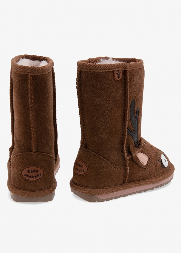 EMU Australia Deer boots for Boy Brown in UAE Level Shoes