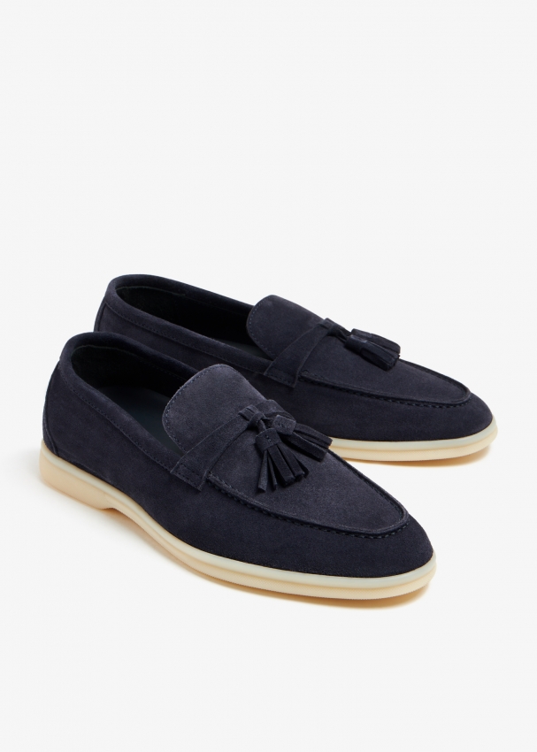 Scarosso Leandra loafers for Women - Blue in UAE | Level Shoes