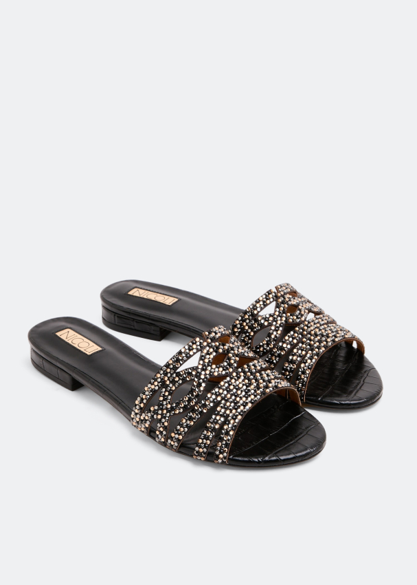 Nicoli Marily sandals for Women - Black in UAE | Level Shoes