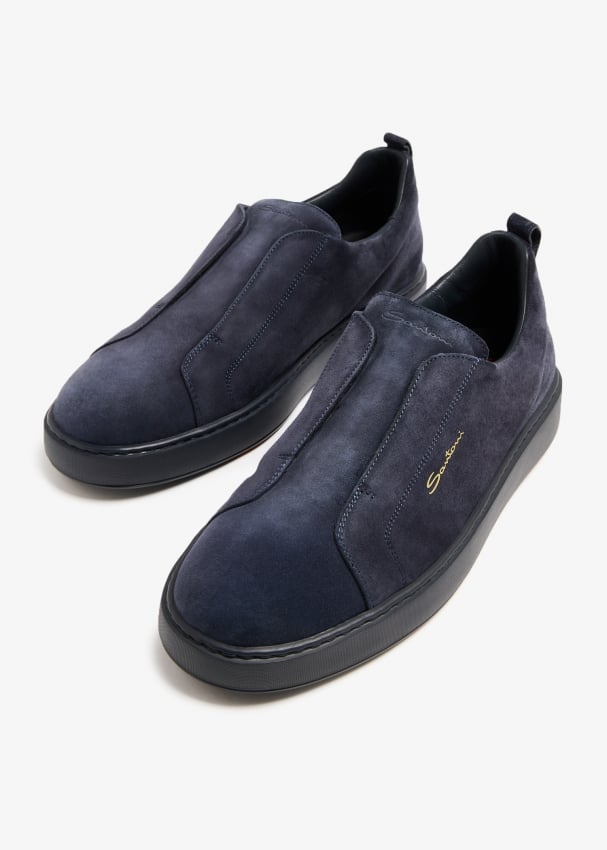 Slip on santoni on sale