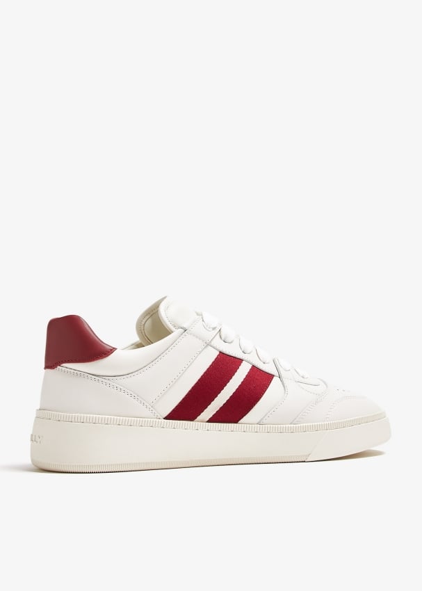 All white bally shoes online