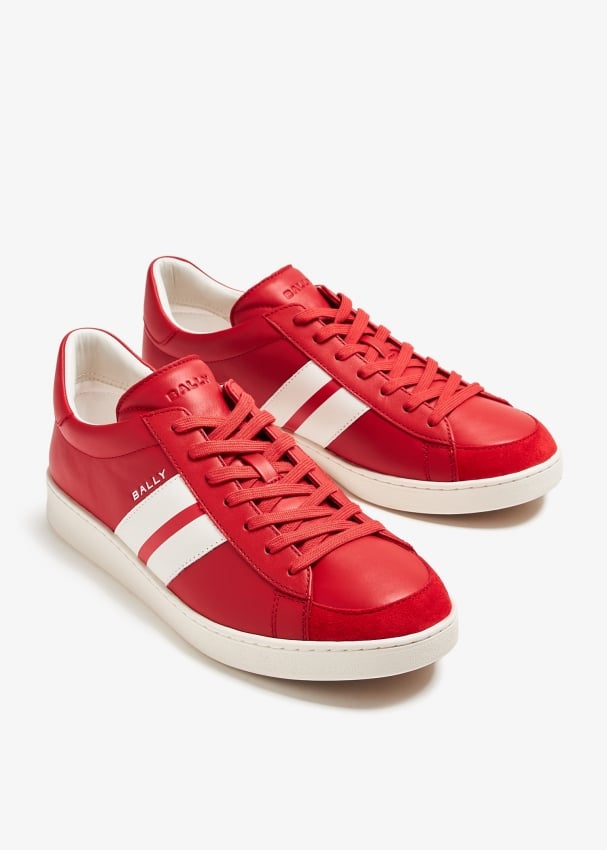 Bally red sneakers online