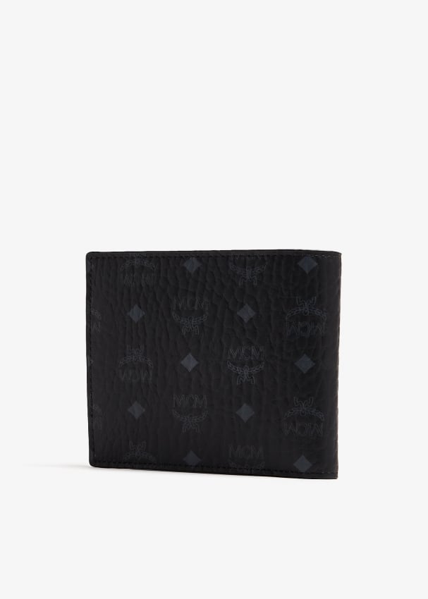 MCM Small Aren wallet for Men Black in UAE Level Shoes