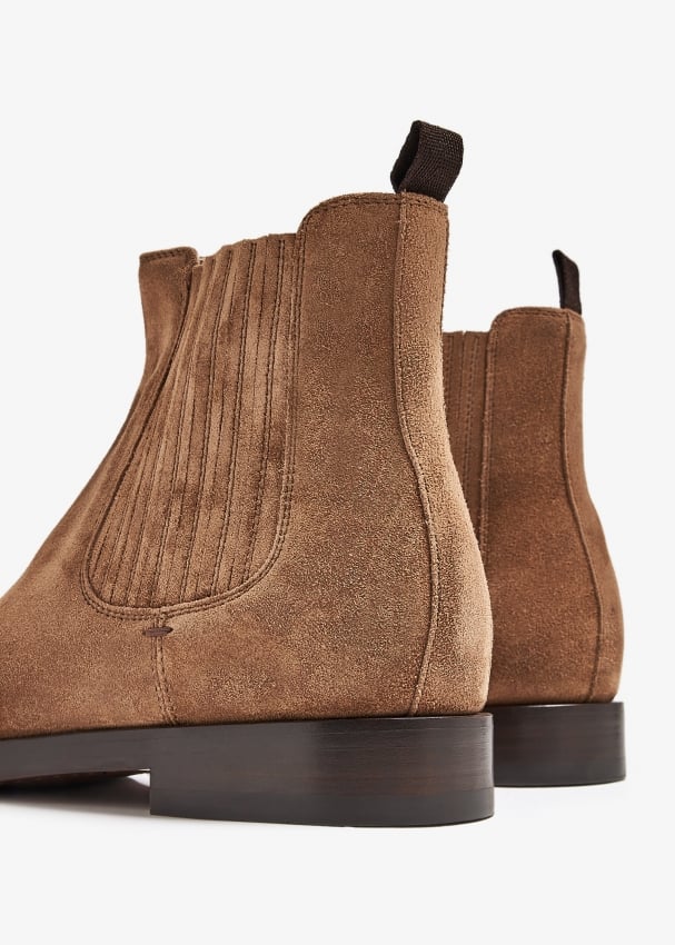 Suede Chelsea boots