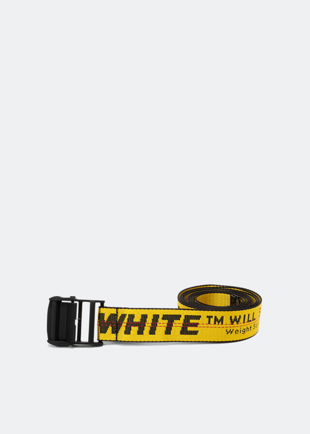 Off-White Off White C/o Virgil Abloh Industrial Tape Belt Yellow/Black