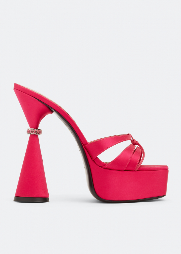 D'Accori Sienna mules for Women - Pink in UAE | Level Shoes
