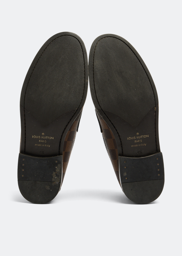 Louis Vuitton Black Leather Oxford Slip On Loafers price in Dubai