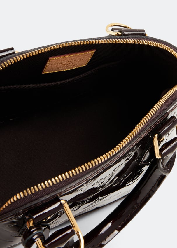 Louis Vuitton Vernis Monogram Alma MM - Burgundy Handle Bags