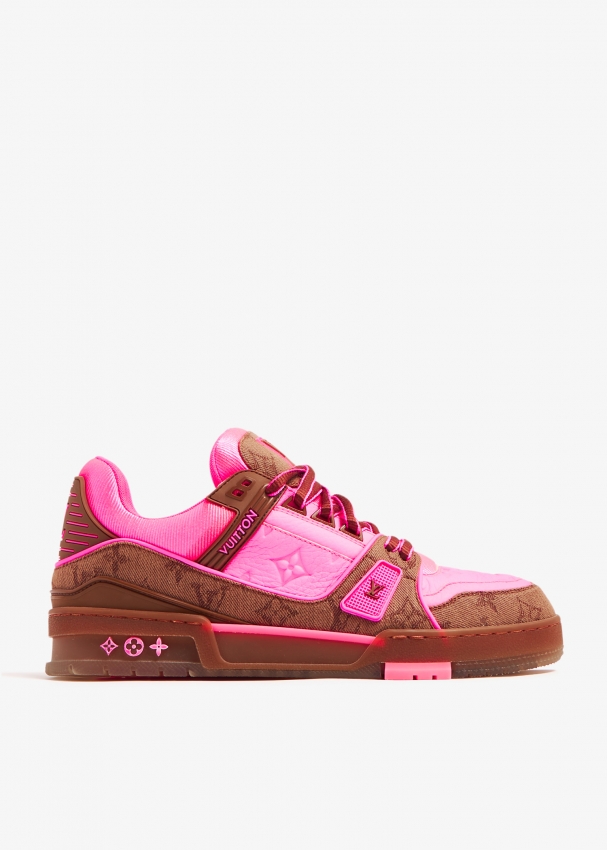 Pre-owned Louis Vuitton X Virgil Abloh Lv Trainer Shoes In Pink