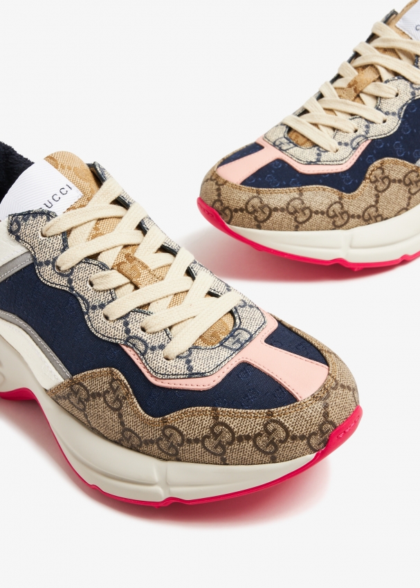 Gucci Pre-Loved GG Rhyton sneakers for Women - Multicolored in UAE ...